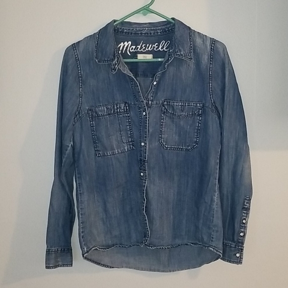 Madewell Tops - madewell denim shirt